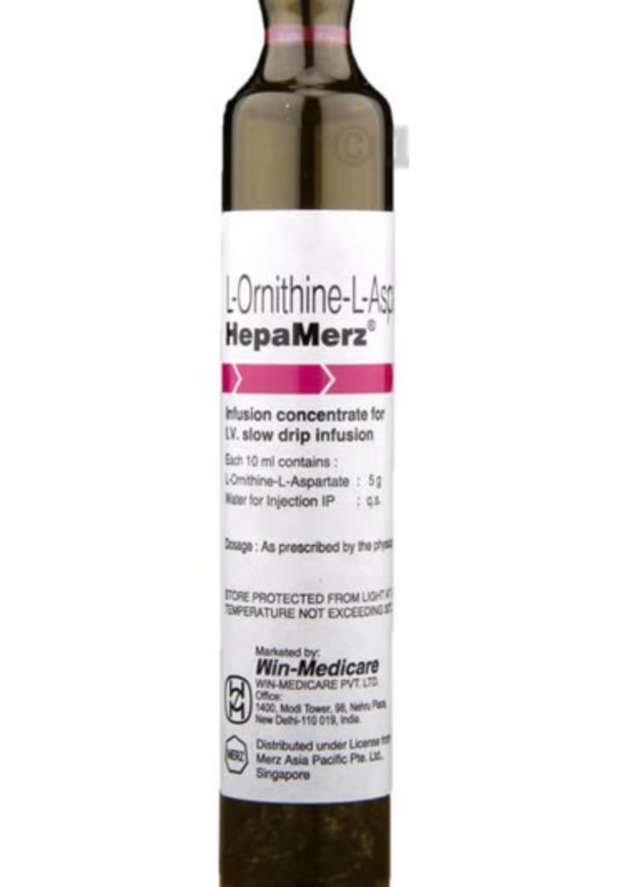 HepaMerz® L-Ornithine-L-Aspartate Liquid Formula – 5 x 10ml Ampoules