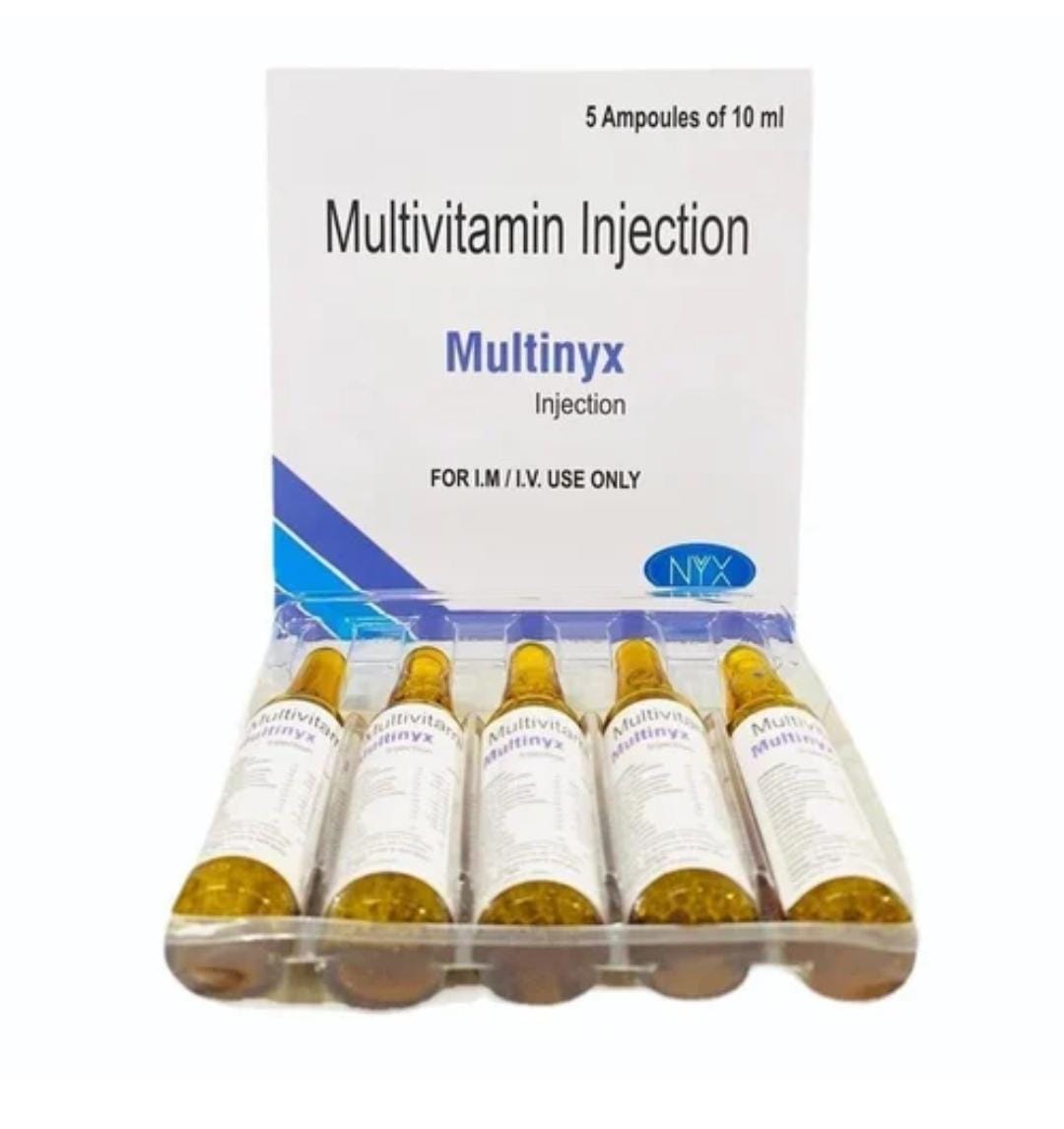 Multivitamin Injection for Intravenous and intramuscular use IM / IV box of 5 x 10ml ampoules