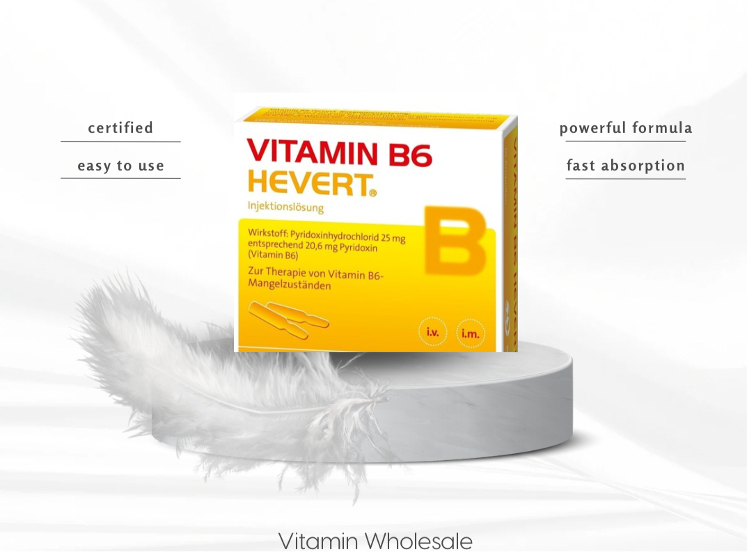 Vitamin B6 Hevert Complex – 5 x 2mL Ampoules | Pyridoxine 25mg