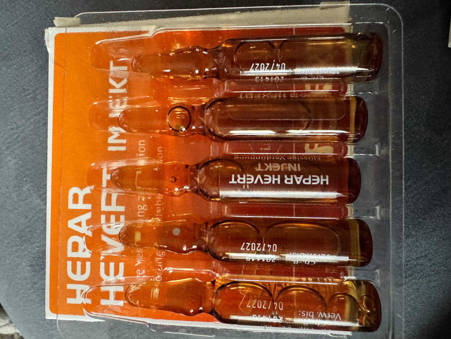 Hepar Hevert – Liver Support Formula (5 Ampoules, No Box)
2ml each
Expiry Date: 04.2027