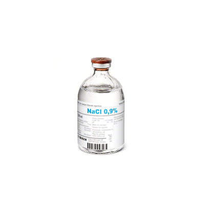 Saline 0.9% – 50ml Glass Bottle (Sterile Solution)