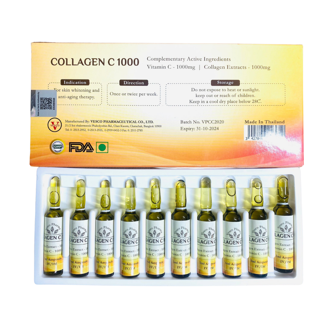 Collagen C 1000 – 5 x 5ml Ampoules (no box)