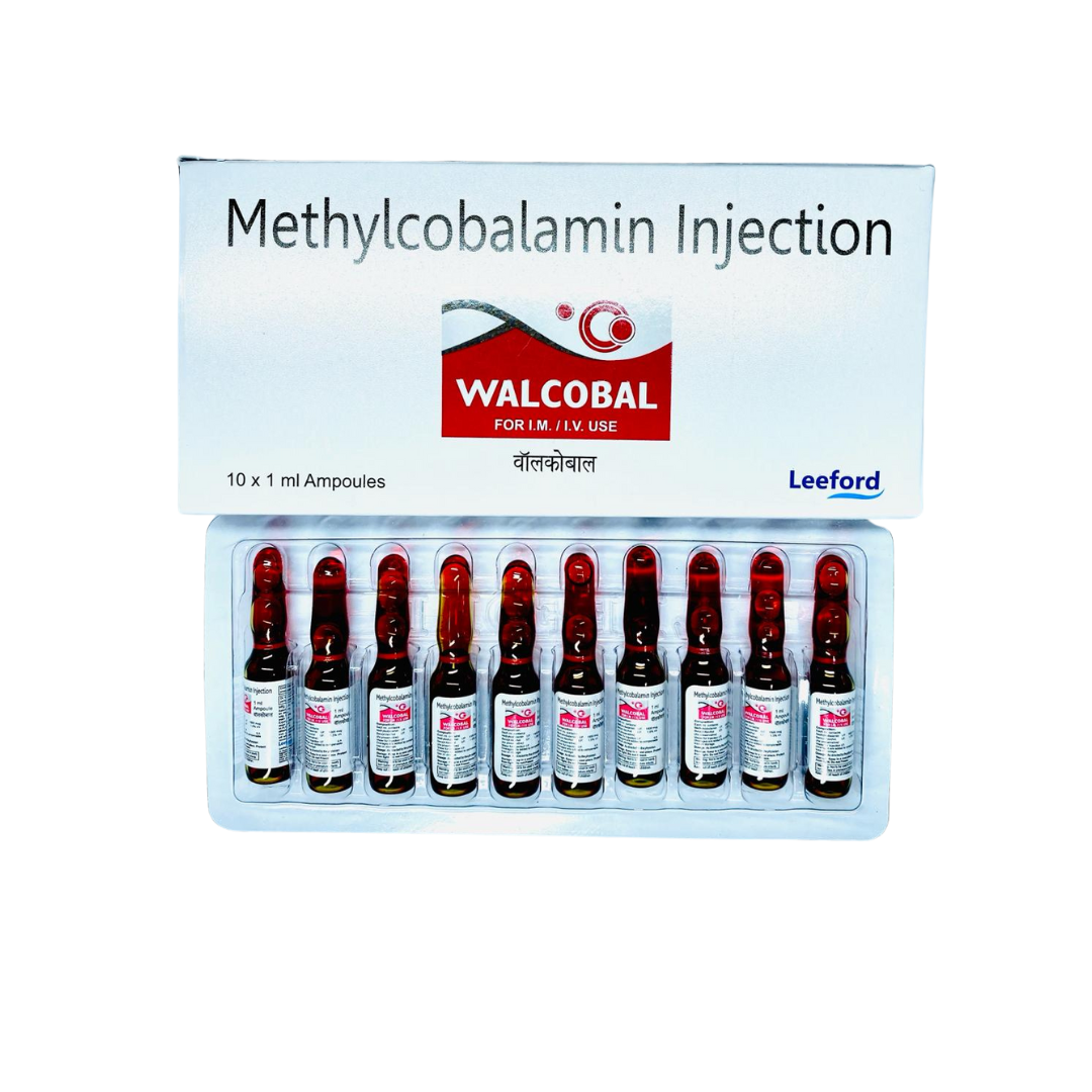 VITAMIN B12 INJECTION METHYLCOBALAMIN, FRONT VIEW