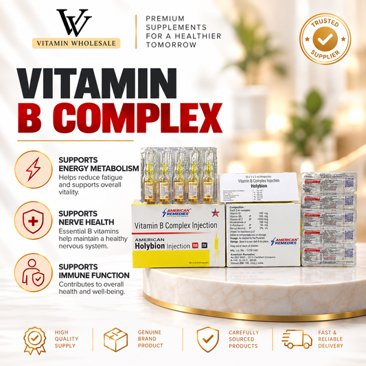 B Complex Vitamin Ampoule – 5 x 2ml (No Box)