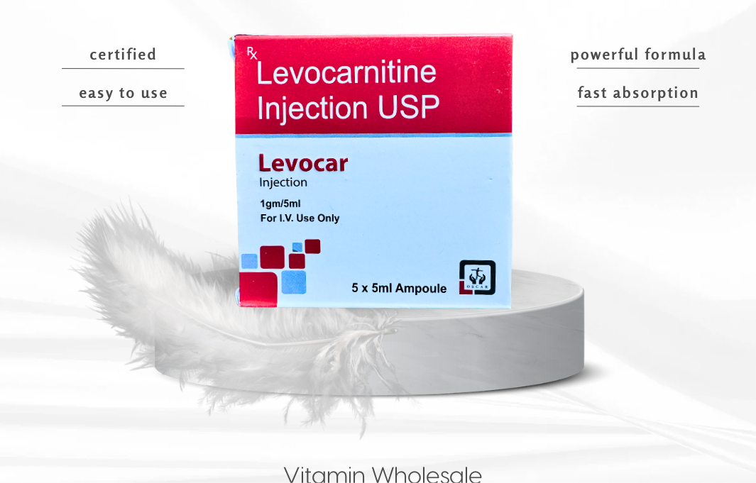 L-Carnitine Liquid Formula – box of 5 × 5ml Ampoules