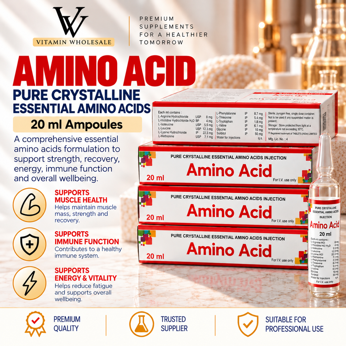 Amino Acid Complex – 3x 20ml