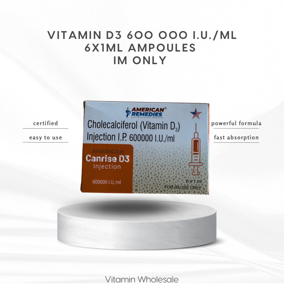 Vitamin D3 - 600 000 I.U./ml cholecalciferol (6x1ml ampoules in a box)