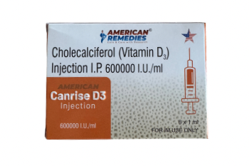 Vitamin D3 - 600 000 I.U./ml cholecalciferol (6x1ml ampoules in a box)