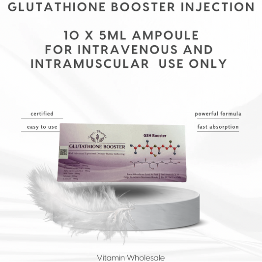 Glutathione booster 10 x 5ml ampoules IM/IV