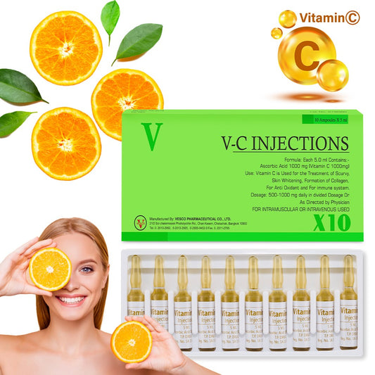 Vitamin C Injections 10 x 5ml ampoule IM & IV