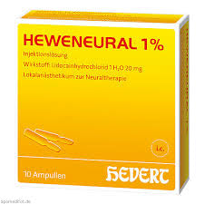 LIDOCAINE - Heweneural 1% – Lidocaine HCl Ampoule Formula (10 x 2ml) no box