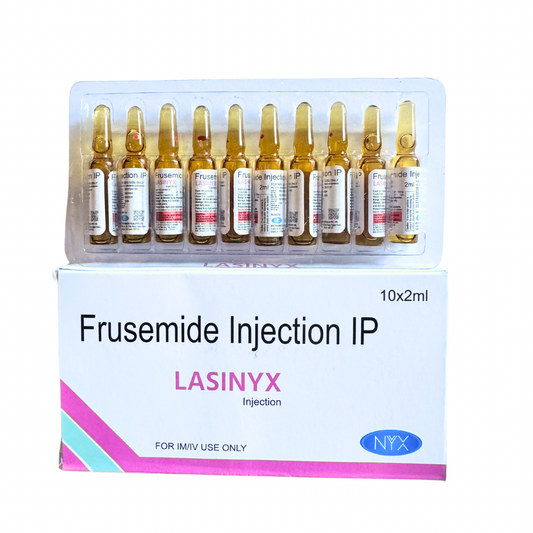 Furosemide Injection IP 10 x 2ml ampoules 
For IM/IV Use Only