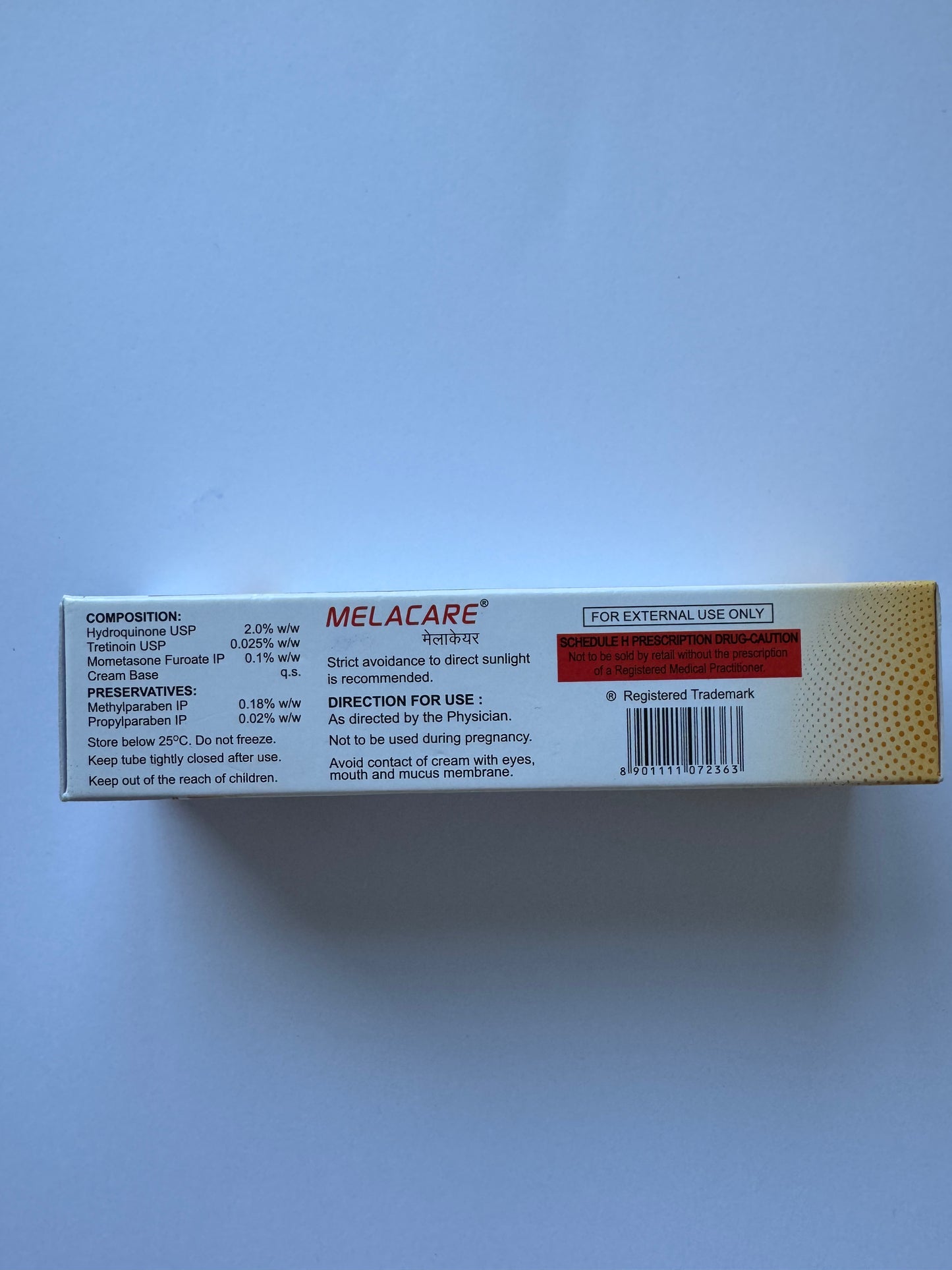 Melacare® Cream – 25 g