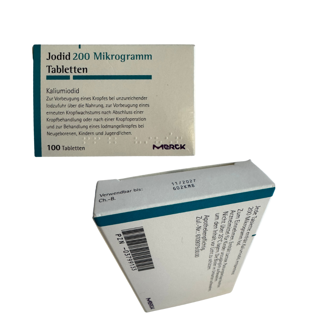 Jodid 200 Micrograms Tablets – Potassium Iodide (100 Tablets)